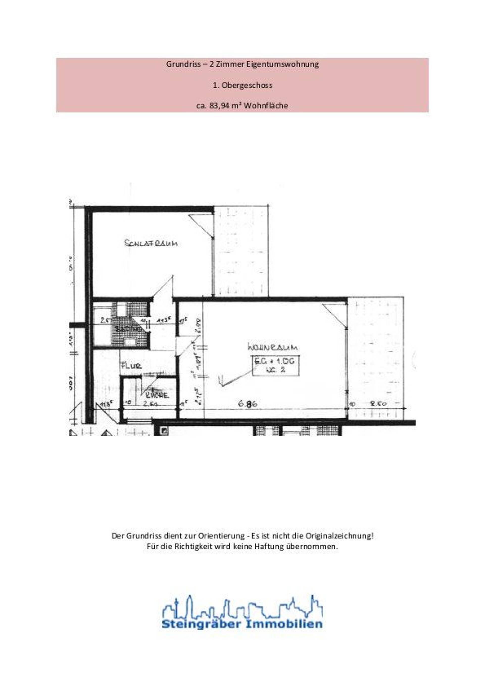 Etagenwohnung in 61350 Bad Homburg vor der Höhe mit 82,94 m² kaufen