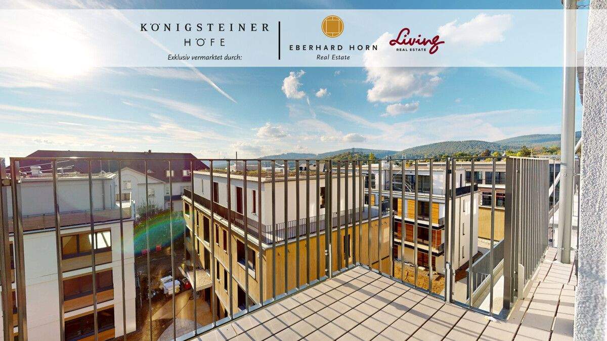 KÖNIGSTEINER HÖFE | Mit Burgblick in 3-Zimmer-Penthouse -  Neubau Erstbezug