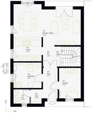 "Doppeltes Zuhause, doppelt gemütlich: Attraktives Doppelhaus auf exklusivem Grundstück – 33729 Bielefeld – Vorschaubild 2
