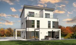 GEHOBENES DOPPELHAUS AUF 2,5 ETAGEN