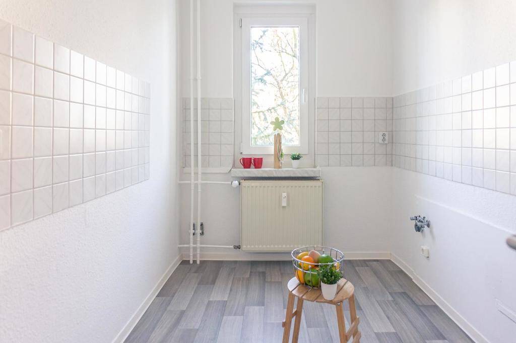 3-Raum-Erdgeschosswohnung mit Tageslichtbad