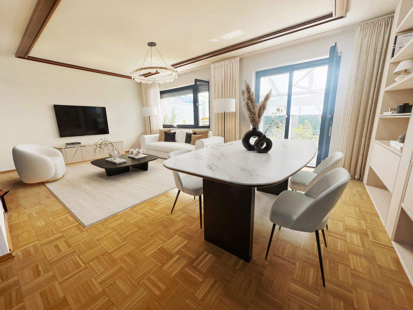 Viel Platz für eine Familie! Gr. Reihenendhaus m. EBK, Wintergarten,Garage in sehr ruhiger Anliegerstraße! – Augsburg – Bild 1 von 9