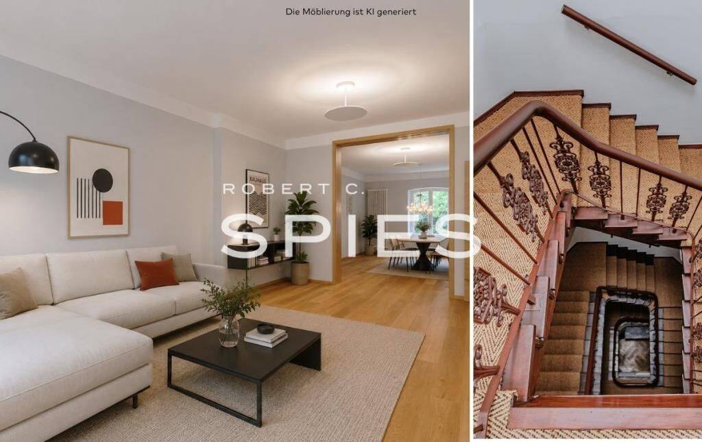 Altbau-Charme trifft auf Bauhaus-Stil: Besondere Eigentumswohnung direkt an der Weser