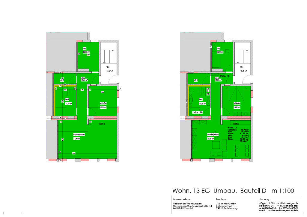 Großzügige 3-Zimmer-Wohnung im Erdgeschoss – Erstbezug nach Renovierung (Whg. 13)