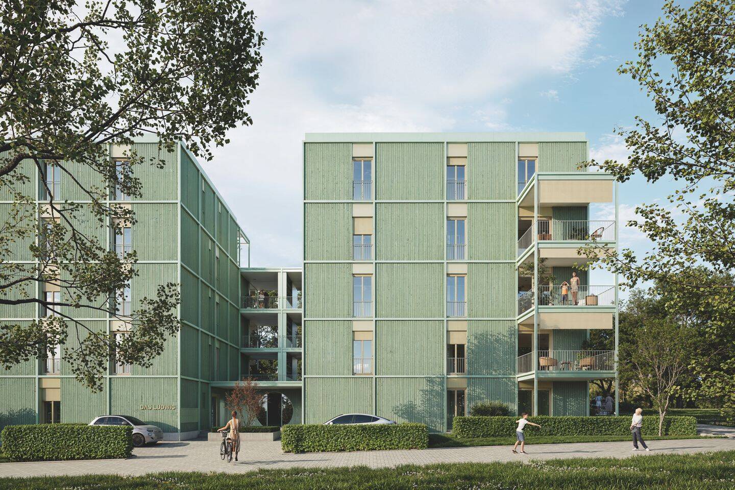 SCHWIND IMMOBILIEN - "Das Ludwig" - exklusive 3-Zimmer-Neubau-Eigentumswohnung im Ludwigshöhviertel – Darmstadt – Vorschaubild 3