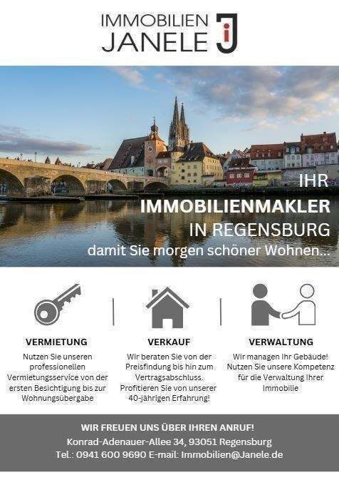 Für sozial engagierte Studenten und Auszubildene: Zimmer für Projekt "Wohnen für Hilfe Regensburg"