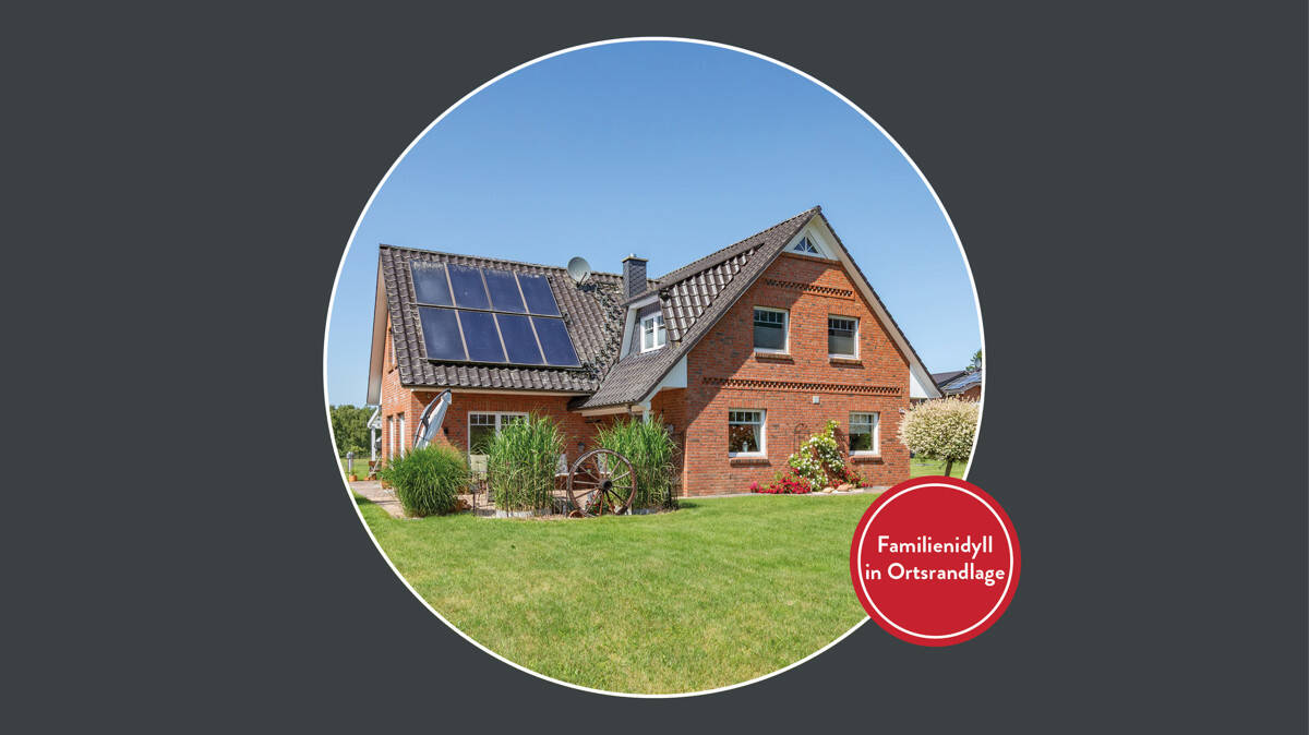 Familienidyll mit Charme - Großzügiges Einfamilienhaus mit Erdwärmepumpe – Wulfsen – Bild 1 von 9