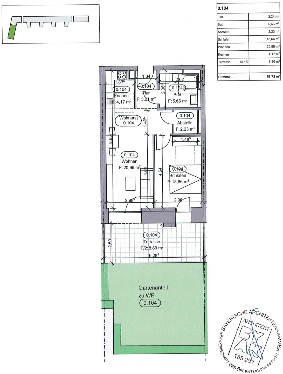 1,5 Monate mietfrei wohnen I Moderne 2-Zimmer Wohnung mit hochwertiger Küche I Erstbezug nach Neubau I Zentrale Lage in Bamberg – Bamberg – Vorschaubild 6