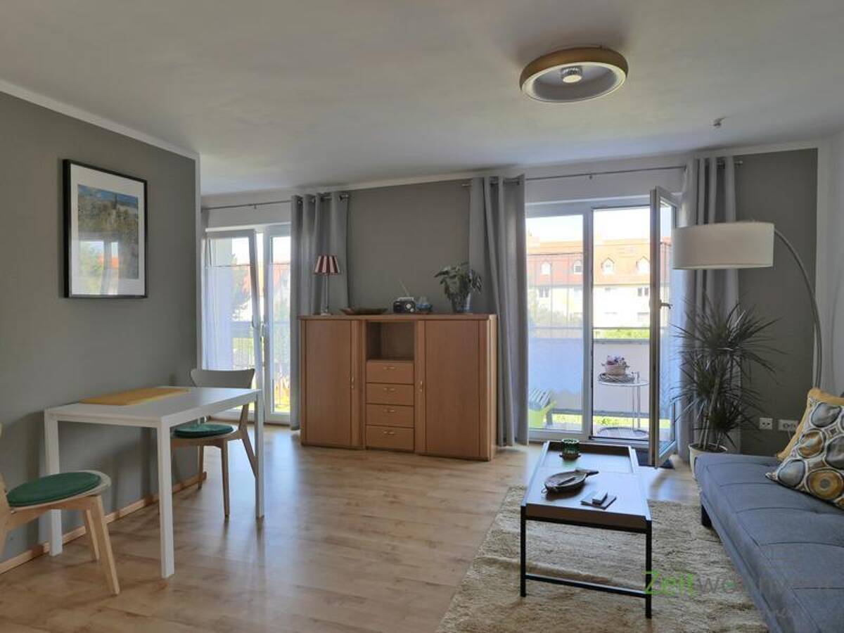(EF0536_M) Erfurt: Ilversgehofen, neu möblierte 2-Zimmer-Wohnung mit Balkon in der Tiergartensiedlung – 99089 Erfurt – Bild 1 von 9