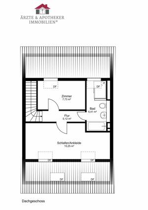 Großzügige 4-Zimmer-Maisonette mit Balkon & privatem Gartenanteil in Sasel – 22393 Hamburg – Vorschaubild 9