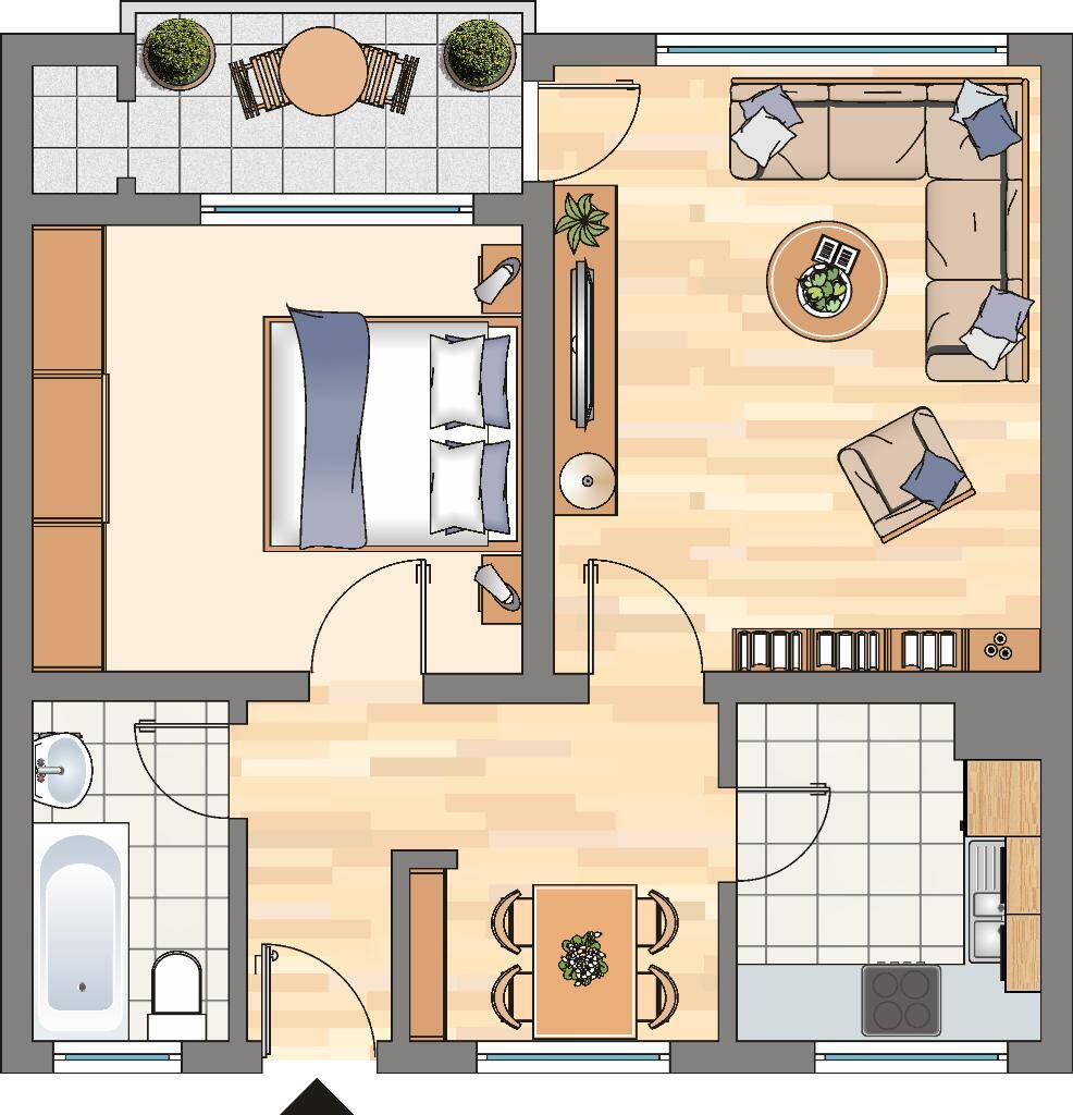 Demnächst frei! 2-Zimmer-Wohnung in Dortmund Wickede – Dortmund – Vorschaubild 4