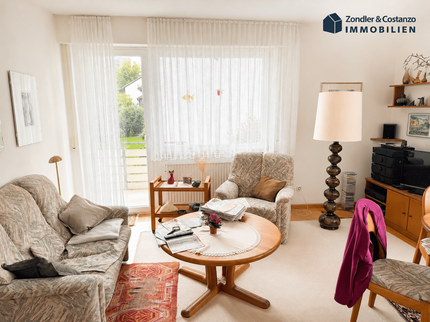Schöne 3-Zi.-Wohnung mit Balkon * 77 qm * Garage * in guter Wohnlage in S-Sillenbuch * vermietet * – Stuttgart – Vorschaubild 3