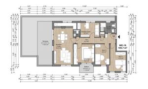 Attraktive 5,5 Zimmer-Wohnung im DG mit Dachterrasse und Balkon – 63075 Offenbach am Main – Vorschaubild 3