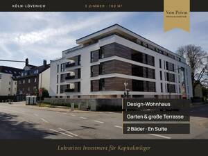 ARCHITEKTEN-DESIGN: 3-Zi-Gartenwohnung | 2 Bäder | 102 m² Luxus & S-Bahn-Anbindung – 50859 Köln – Vorschaubild 2