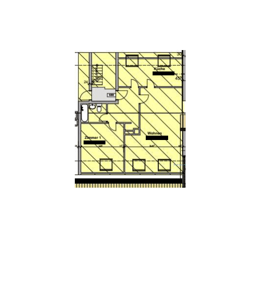 Schöne 2-Zimmer-Wohnung im Dachgeschoss