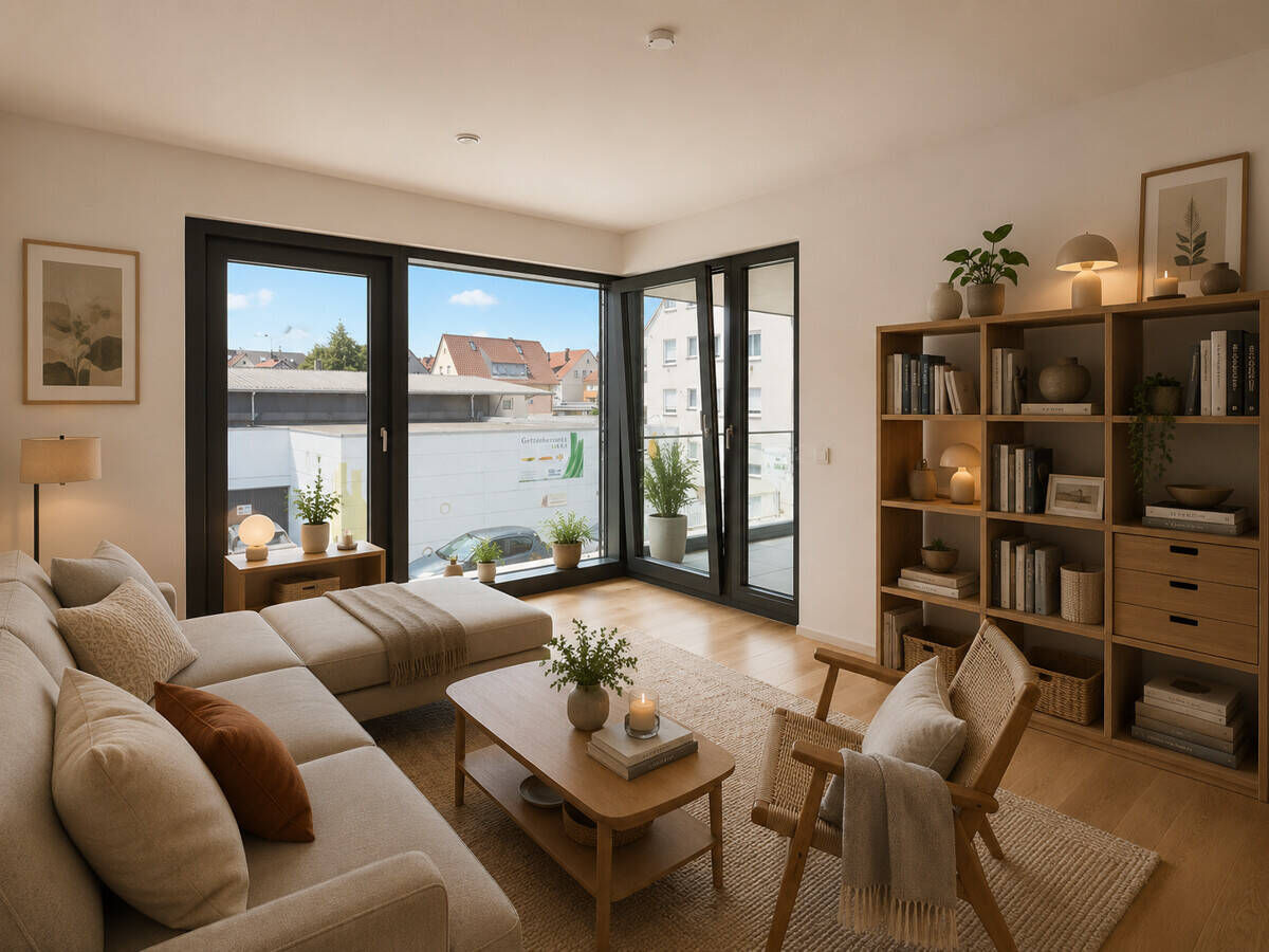 Trauhafte 2-Zimmer Wohnung mit toller Loggia zu vermieten! – Heilbronn – Vorschaubild 3