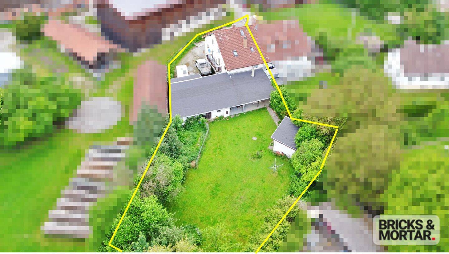 Großzügiger Garten mit leerstehendem Haus – Bad Wörishofen – Vorschaubild 2