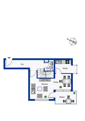 Vermietete lichtdurchflutete 3 Zi.-Maisonette (ca. 84 qm) mit 3 Balkonen * TG-Stellplatz möglich – 1328 Dresden – Vorschaubild 9
