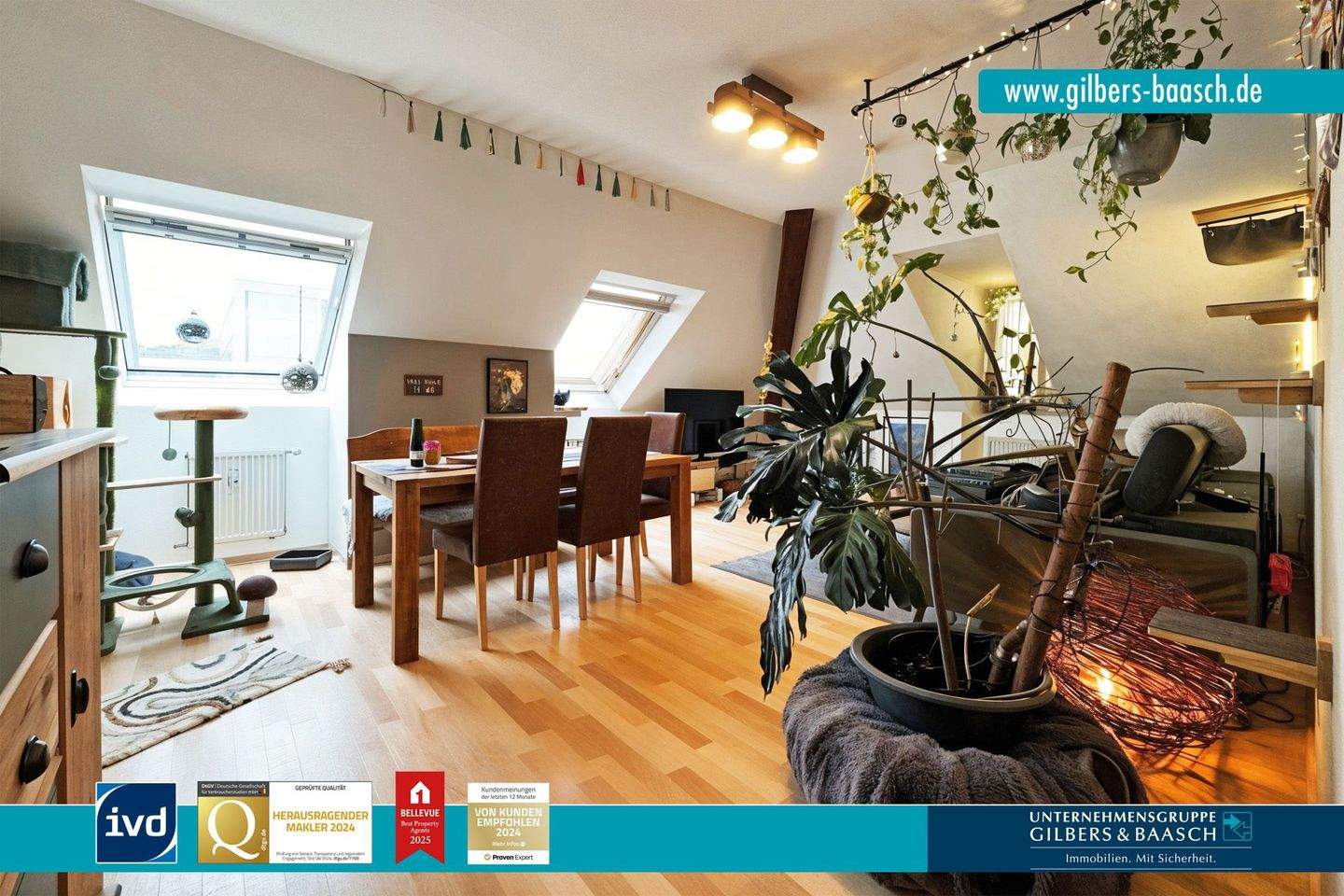 Trier-Mitte: vermietete 4-ZKB Wohnung mit ca. 92 m² Wohnfläche + Duplex-Stellplatz & Kellerraum – Trier – Bild 1 von 9