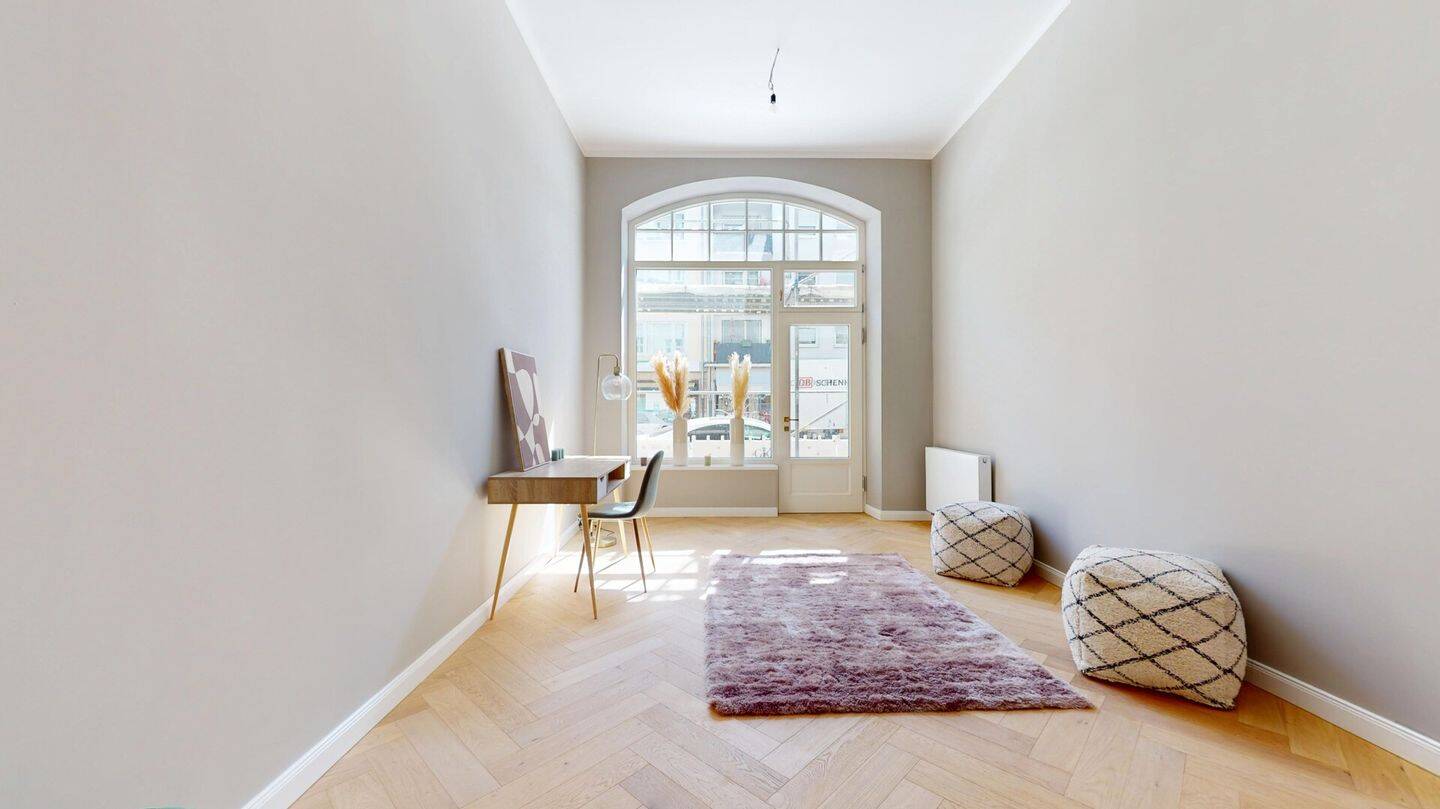 Prov.-frei: Stilvolle Altbauwohnung in Schwabing, separater Eingang, flexible Nutzungsmöglichkeiten – München – Vorschaubild 7