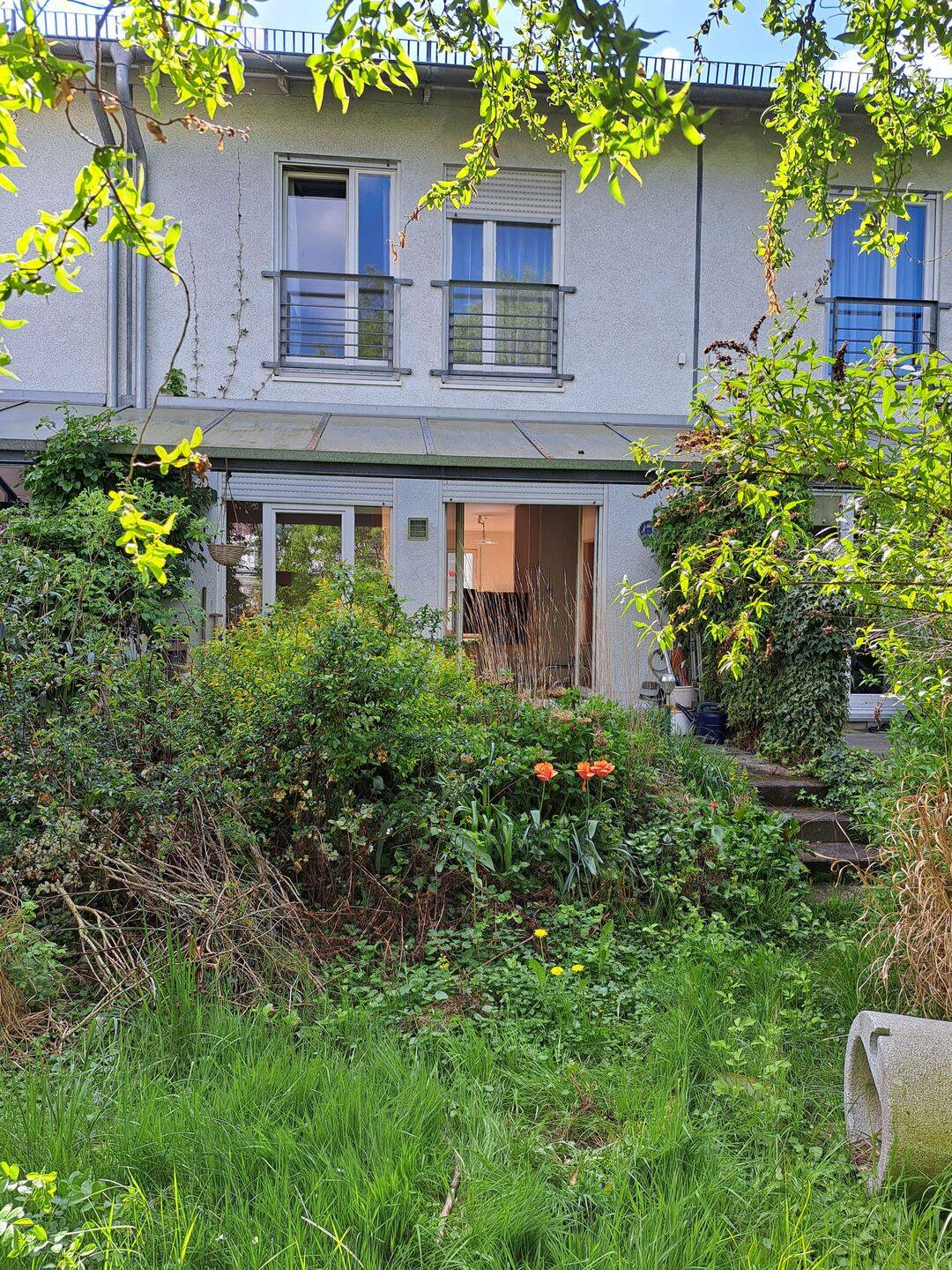 Karlsruhe-Rüppurr: RH-Mittelhaus (Bj. 1991) architektonisch interessant. In grüner, ruhiger u. kinderfreundl. Lage "Am Rüppurrer Schloß". – Karlsruhe – Vorschaubild 7
