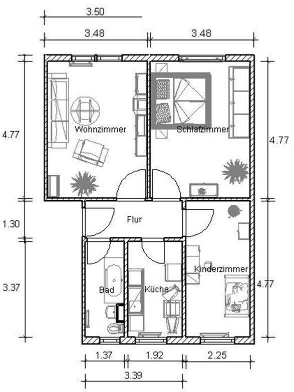 3-Zimmerwohnung in Schönefeld – Leipzig – Vorschaubild 2