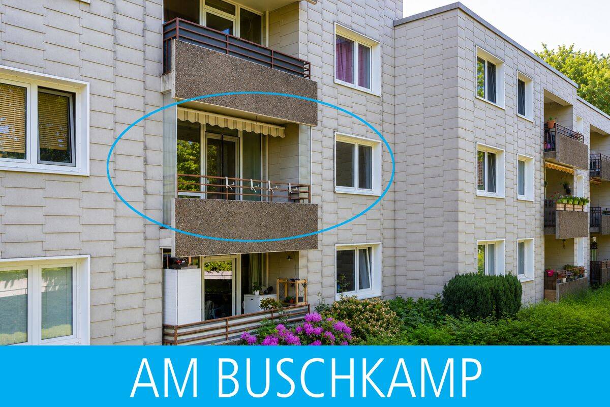 Im beliebten Sieker-Wohnpark! Chice 2-Zi.-Eigentumswhg. mit Loggia
