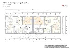 Hamburg-Nord: 158 m² Klinker-DHH - ideal für schmale Grundstücke | KfW 40 – 22415 Hamburg – Vorschaubild 2