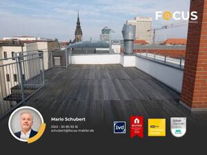 Zentrum - repräsentative, ruhige & großzügige Dachgeschoßwohnung mit imposanter Dachterrasse – 4109 Leipzig – Vorschaubild 1
