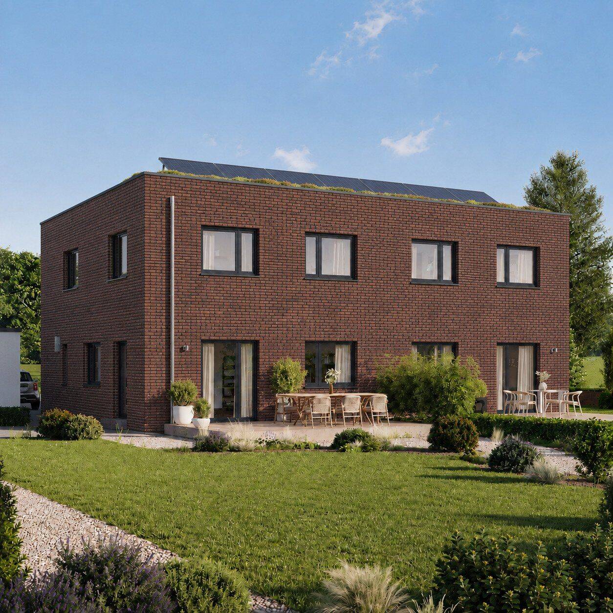 Münster-Handorf: Moderne EH40+ QNG-Doppelhaushälfte - clever vorgeplant, vielfältig konfigurierbar – Münster – Vorschaubild 2