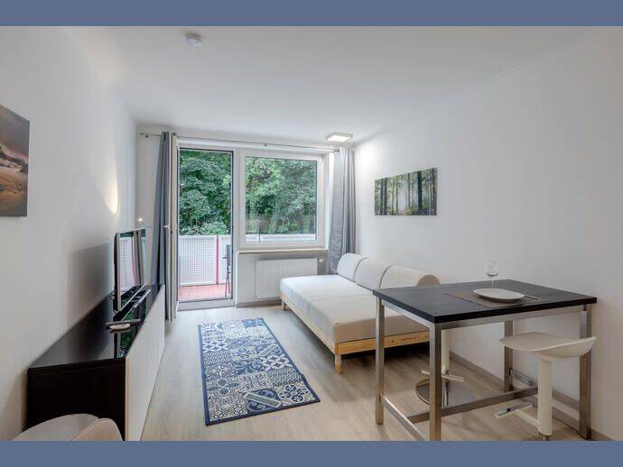 Möbliert: Schönes möbliertes Apartment in Solln