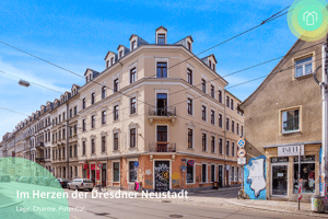 Historisches Gründerzeithaus in Dresden Neustadt - 9 Wohneinheiten & 3 Gewerbeeinheiten