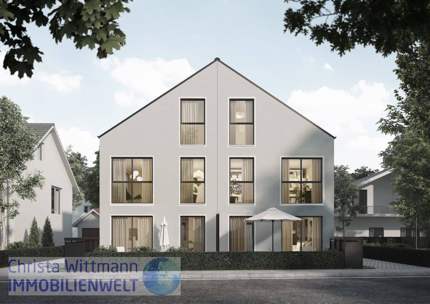 NEUBAU stilvolles Stadthaus DHH - modern, energieeffizient und sofort bezugsbereit – Ingolstadt – Vorschaubild 2