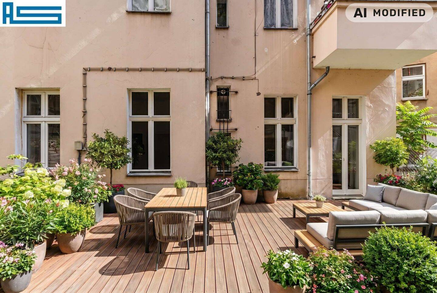 Bezugsfreie Einzimmerwohnung mit eigenem Garten