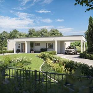 Traumhafter Bungalow - barrierefrei wohnen mit Stil. Bungalowtraum mit BIEN-ZENKER. AMBIENCE 130. Schlüsselfertig – 4357 Leipzig – Vorschaubild 9