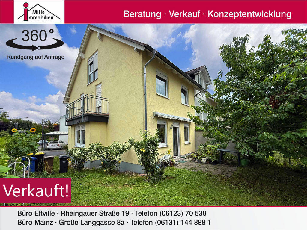 Junges Einfamilienhaus in 1-A Wohnlage mit Terrasse und ideal ausgerichtetem Garten – Eltville am Rhein – Bild 1 von 9