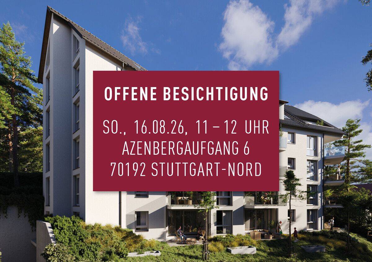 ELEGANTE NEUBAUWOHNUNG MIT TERRASSE UND GARTEN – 70192 Stuttgart – Bild 1 von 2