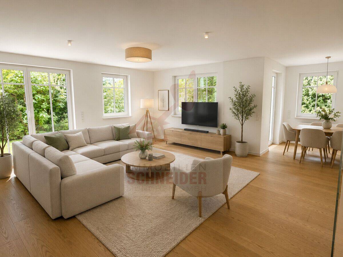 IMMOBILIEN SCHNEIDER - wunderschöne 3 Zi.-EG-Maisonette-Garten-Whg. zzgl. Hobbyraum und 2 Bädern – München – Vorschaubild 2