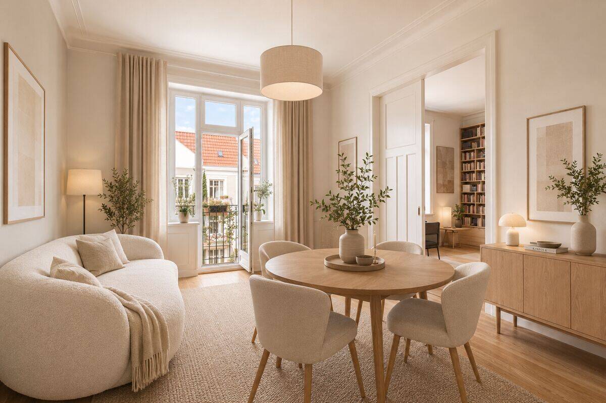 Maisonettewohnung mit Dachterrasse zum Innenhof - Stilvolles Wohnen im beliebten Hoheluft-Ost – Hamburg – Vorschaubild 7