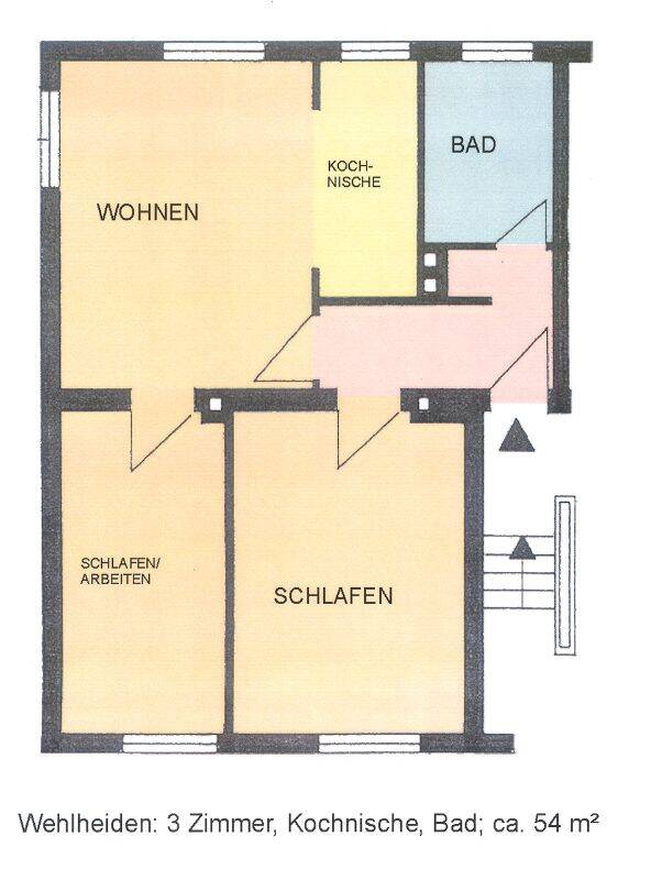 Gemütliche 3-Zimmer-Wohnung im Erdgeschoss