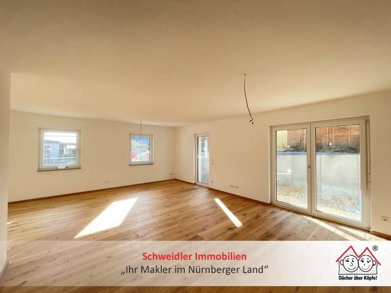 WOW!!! Großzügige 3-Zimmer-EG-Wohnung mit Terrasse in schöner Lage von Fürth-Vach (NEUBAU-Erstbezug)