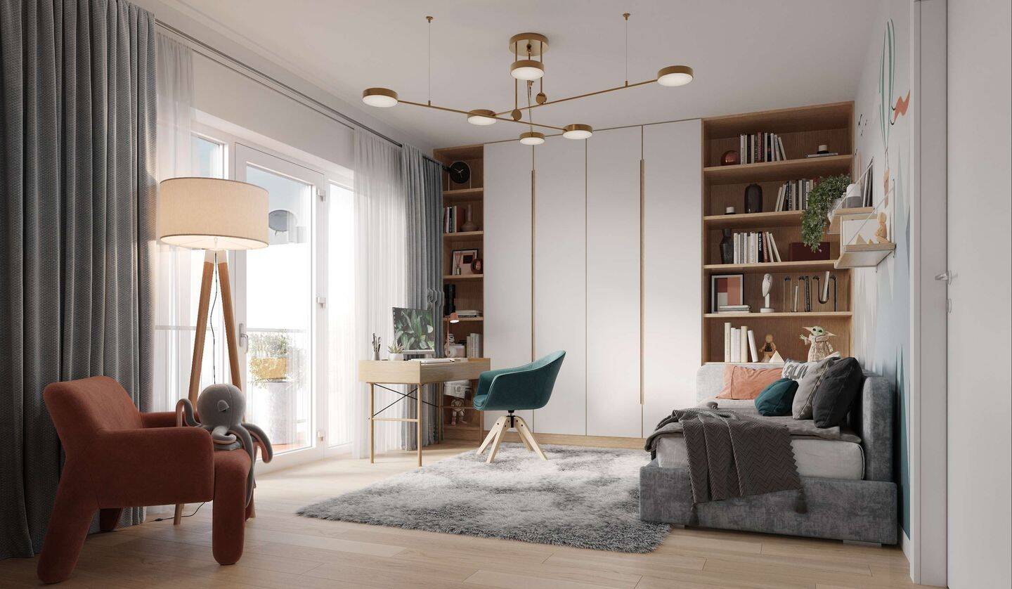 Erstbezug! Moderne 4-Zimmer-DG-Wohnung im HH mit Fahrstuhl in Berlin-Mitte, OT Alt-Moabit – Berlin – Vorschaubild 5