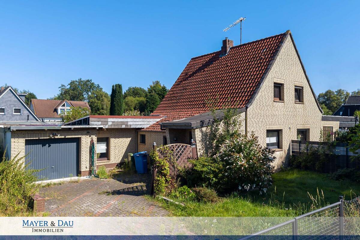 Handwerker aufgepasst! Doppelhaushälfte im grünen Oldenburg, Obj. 9690 – 26135 Oldenburg – Bild 1 von 9