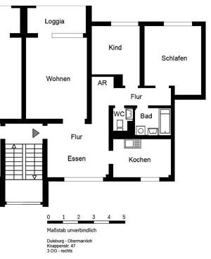 3-Zimmer-Wohnung in Duisburg Obermarxloh - Jetzt einziehen! – 47167 Duisburg – Vorschaubild 2