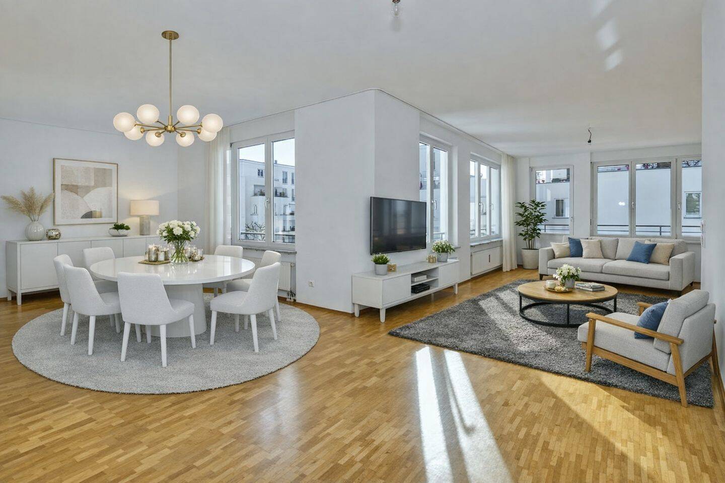 Helle, ruhige 3,5-Zimmer-Wohnung in bester Lage von Schwabing-West – München – Vorschaubild 3