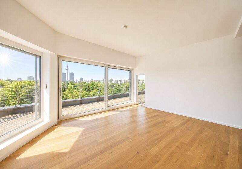 Winskiez: 114 qm DG-Whg mit Aufzug Balkon EBK u. spektakulärem Ausblick – Berlin – Vorschaubild 2