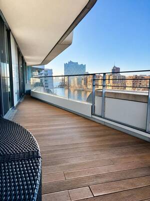 Exklusive Wohnung im Marco-Polo-Tower mit schönster Terrasse Hamburgs – 20457 Hamburg – Vorschaubild 3