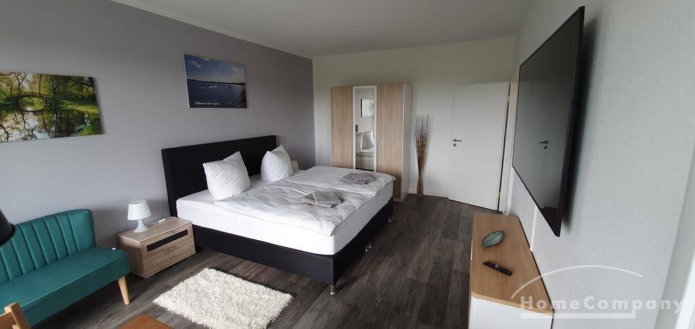 27792 HomeCompany Möbliert/Furnished 2-Zimmer Apartment mit Balkon in Leipzig max. 4 Personen – Leipzig – Vorschaubild 2