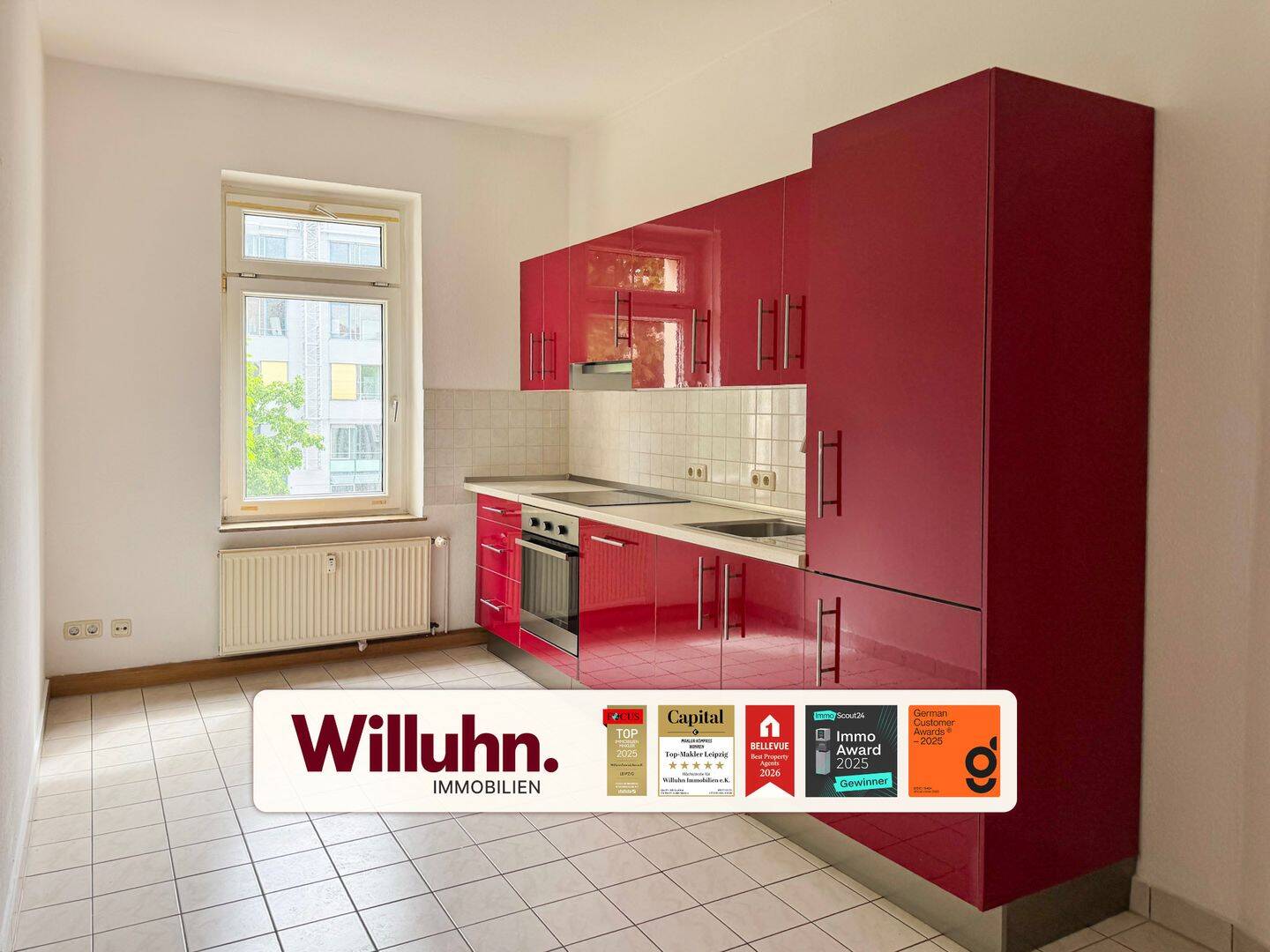 Direkt einziehen oder neu vermieten! 2 Zimmer | Tageslichtbad | Einbauküche inkl. | Keller