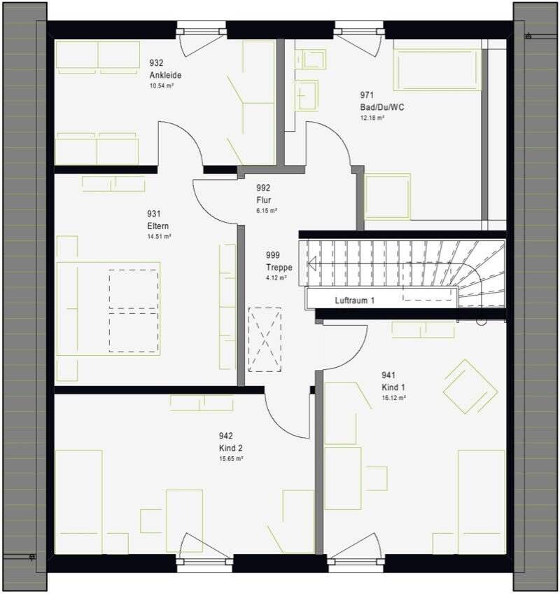 LifeStyle 16.04 S als Ausbauhaus!!! Das Einfamilienhaus kombiniert schönes Wohnen mit preisgünstigem Bauen. – Trippstadt – Vorschaubild 6